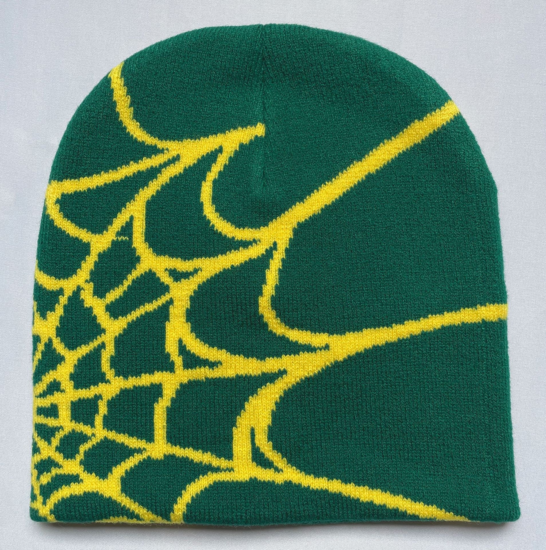 sp5der Knitted Hat Female Spider Web Woolen Cap - Lokd