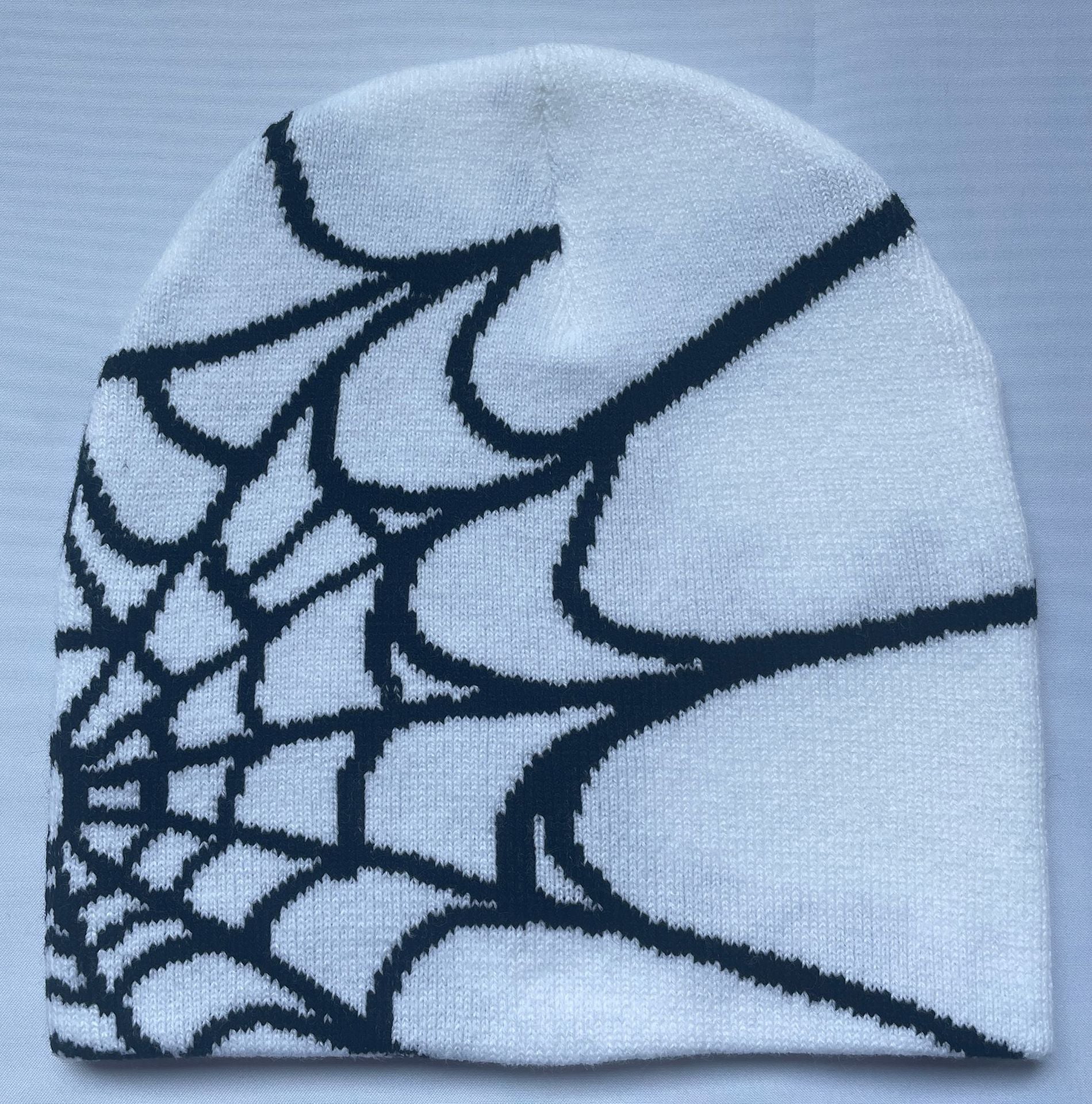sp5der Knitted Hat Female Spider Web Woolen Cap - Lokd