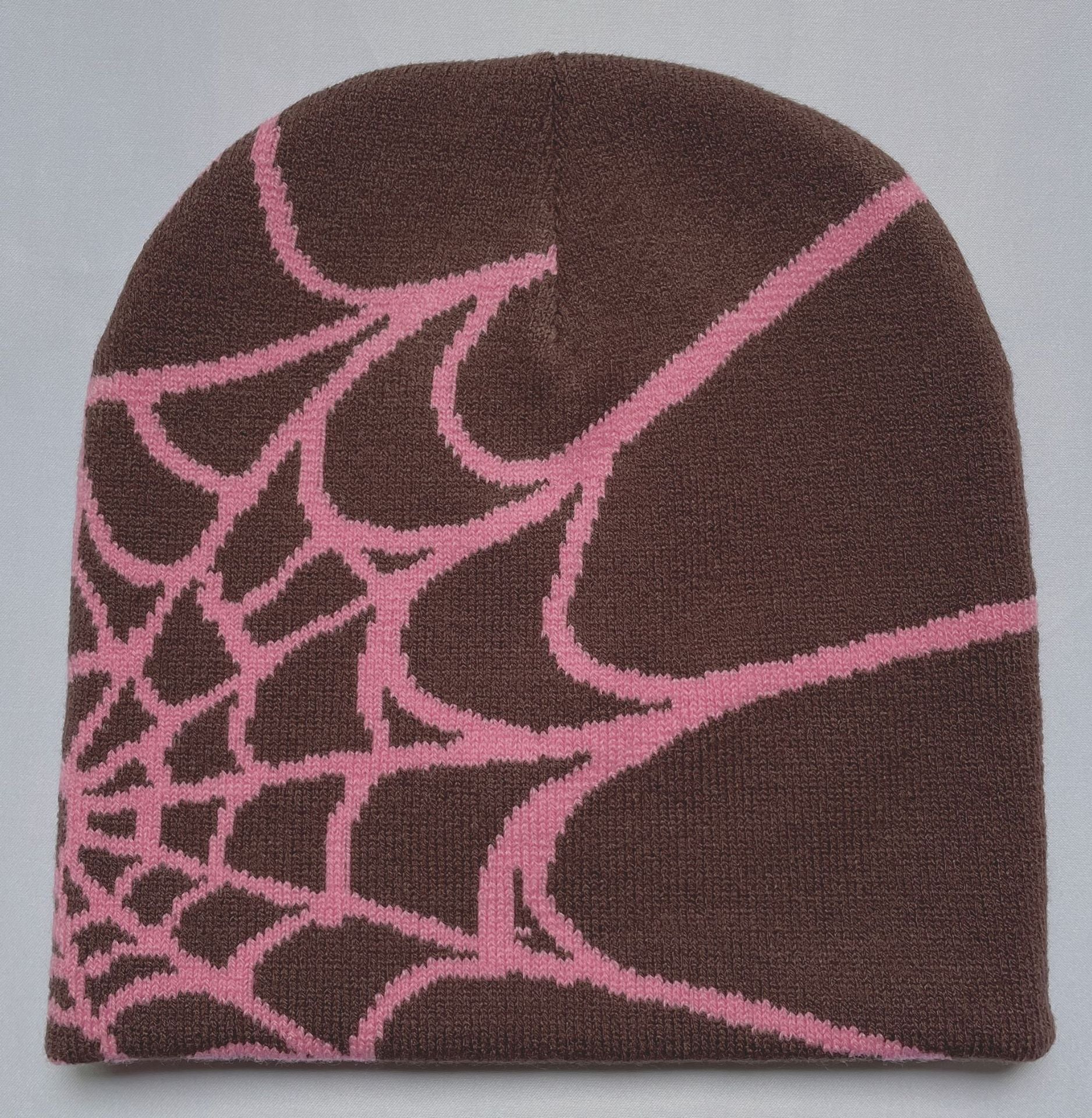 sp5der Knitted Hat Female Spider Web Woolen Cap - Lokd