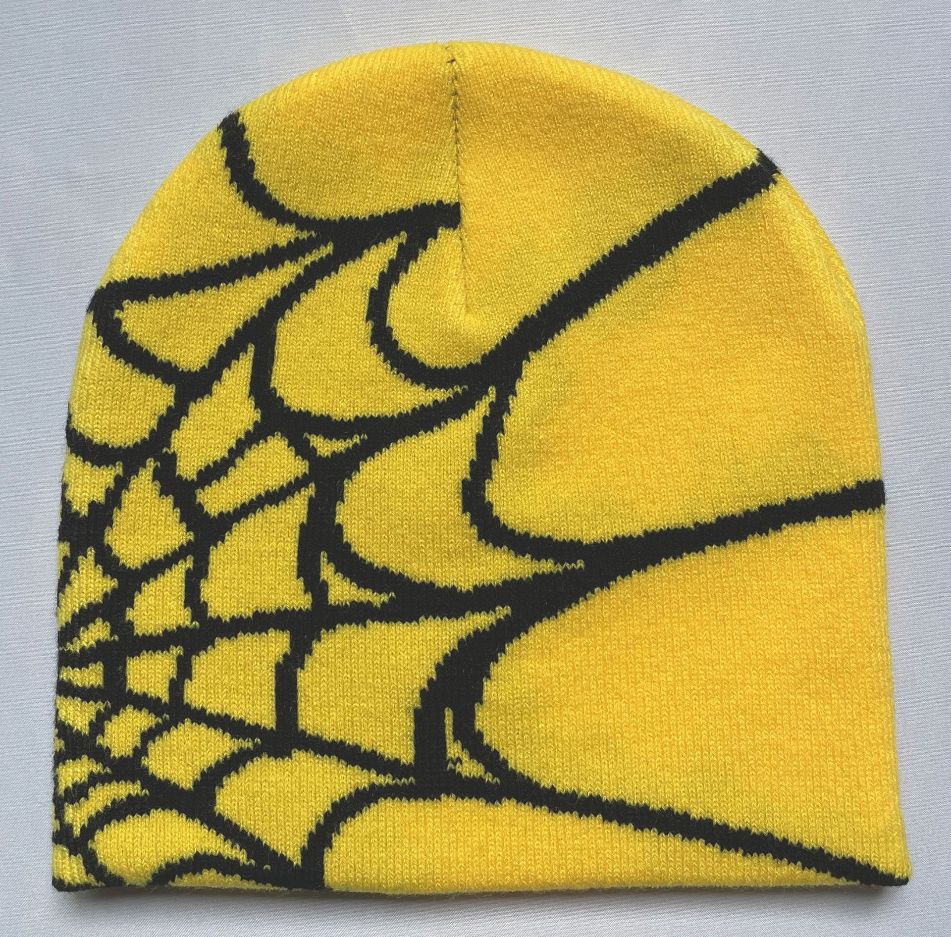 sp5der Knitted Hat Female Spider Web Woolen Cap - Lokd