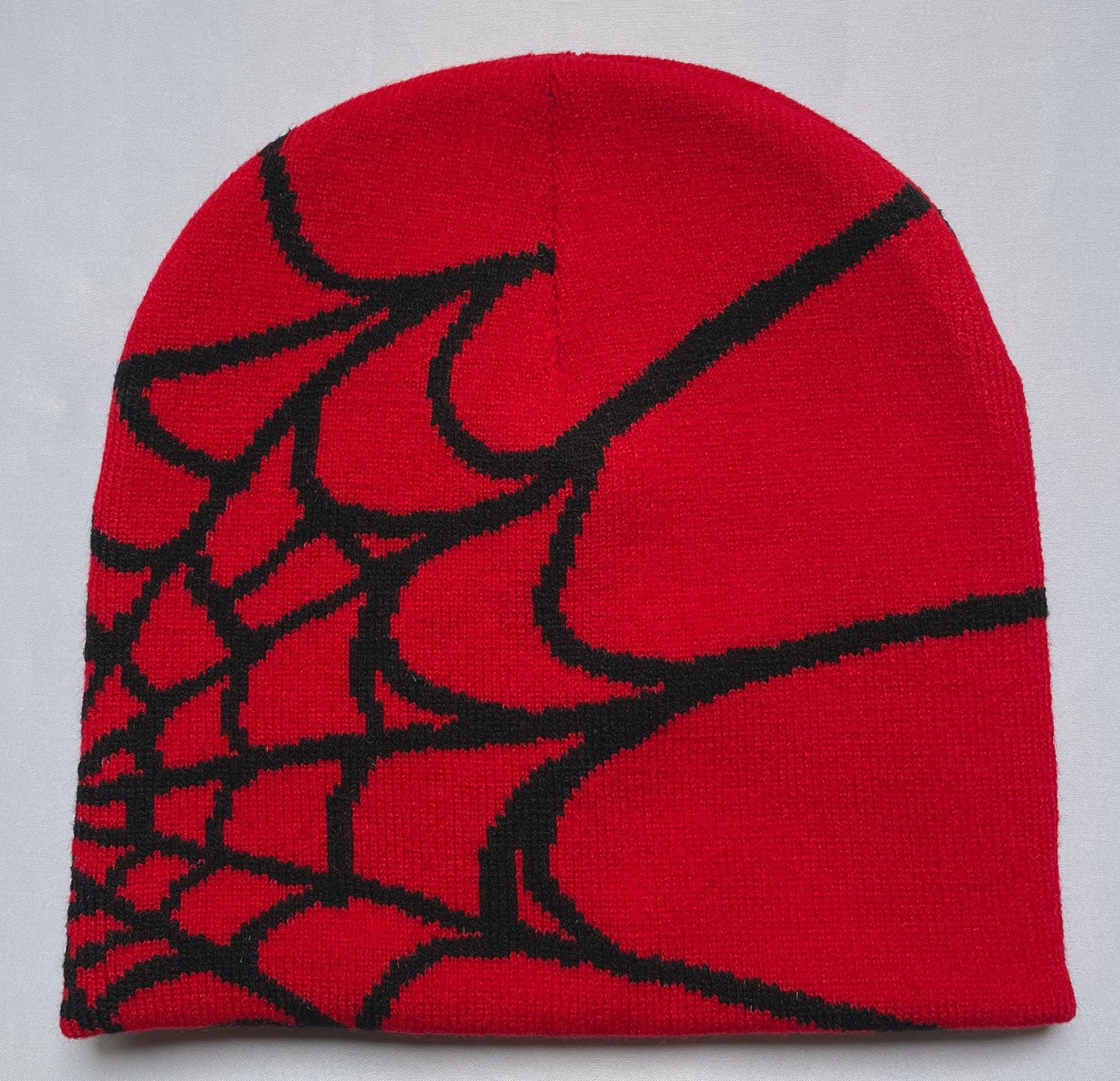 sp5der Knitted Hat Female Spider Web Woolen Cap - Lokd